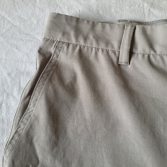Johnnie O Prep Performance Shorts Mens 34 Gray Flex Stretch 9" Inseam Golf - Picture 4 of 6